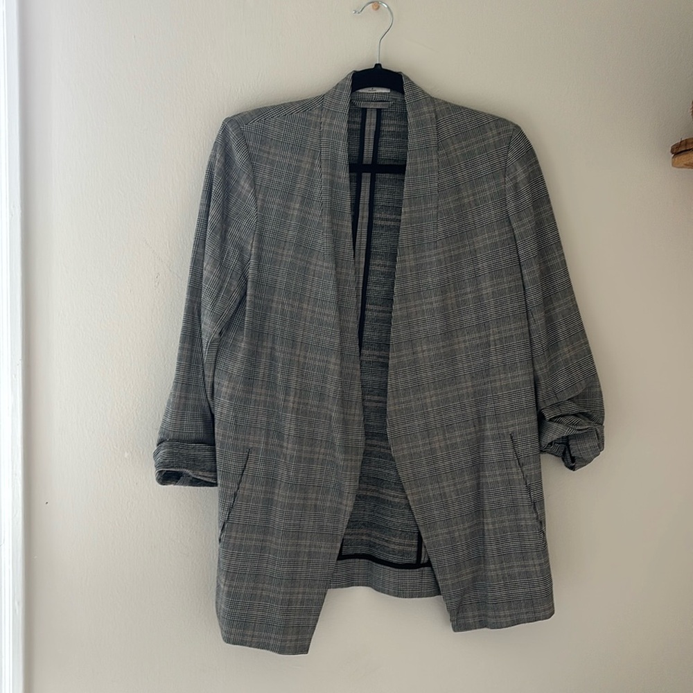 Aritzia Plaid Blazer